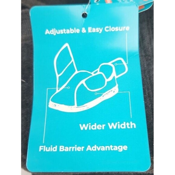 Women’s Corduroy Diabetic Slippers Adjustable Hook & Loop Wide Fit Swollen - Picture 4 of 14